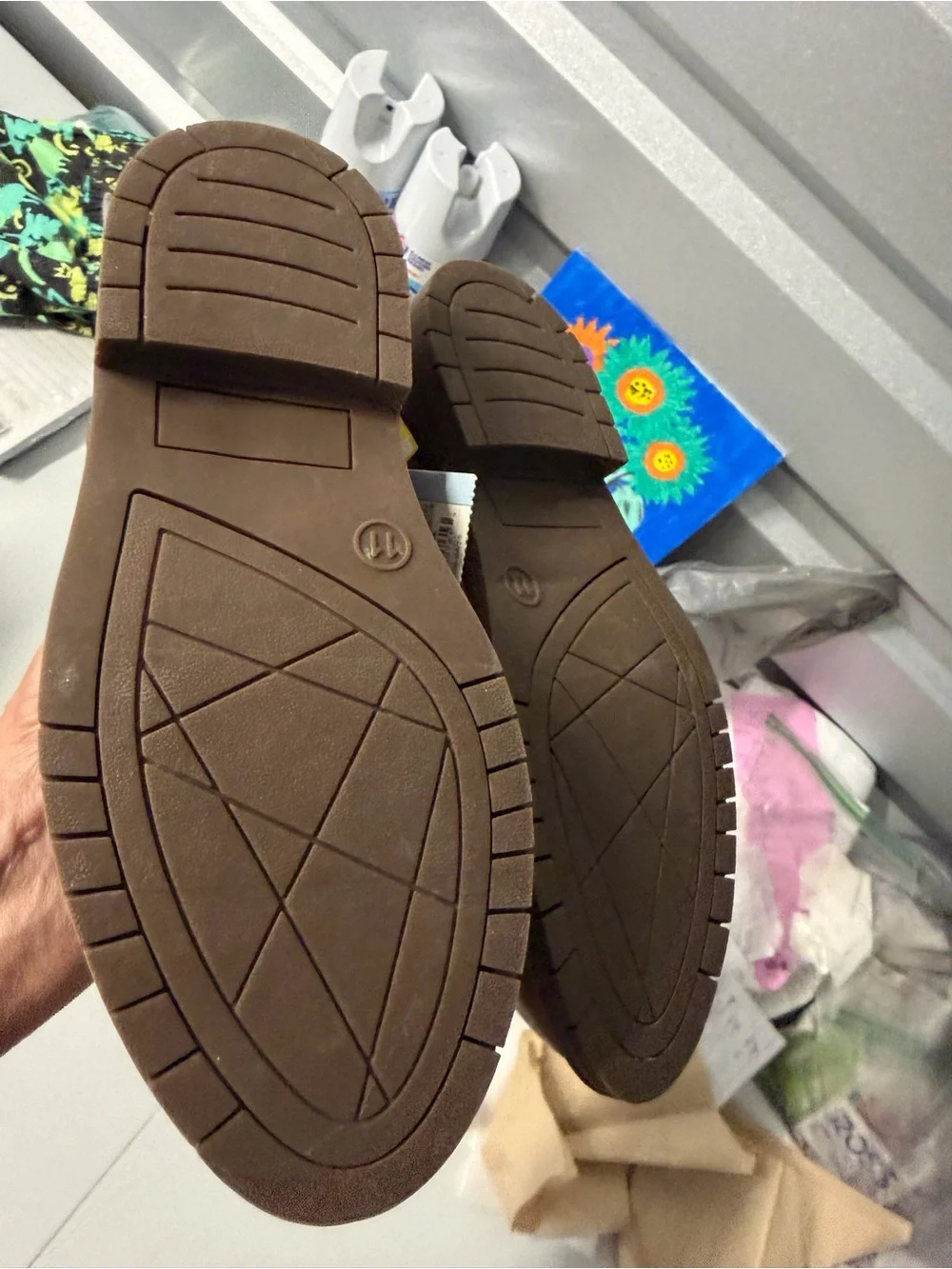 Boots, girls, cat and Jack Chelsea Brown size 11 NWT